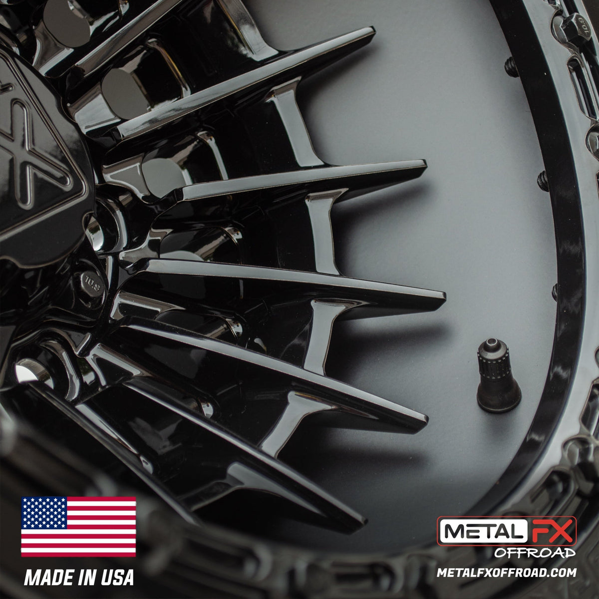 Metal FX Offroad Mobster 6R Forged 3-Piece Beadlock UTV Wheel