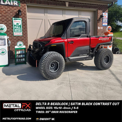 Metal FX Offroad Delta R Beadlock UTV wheel