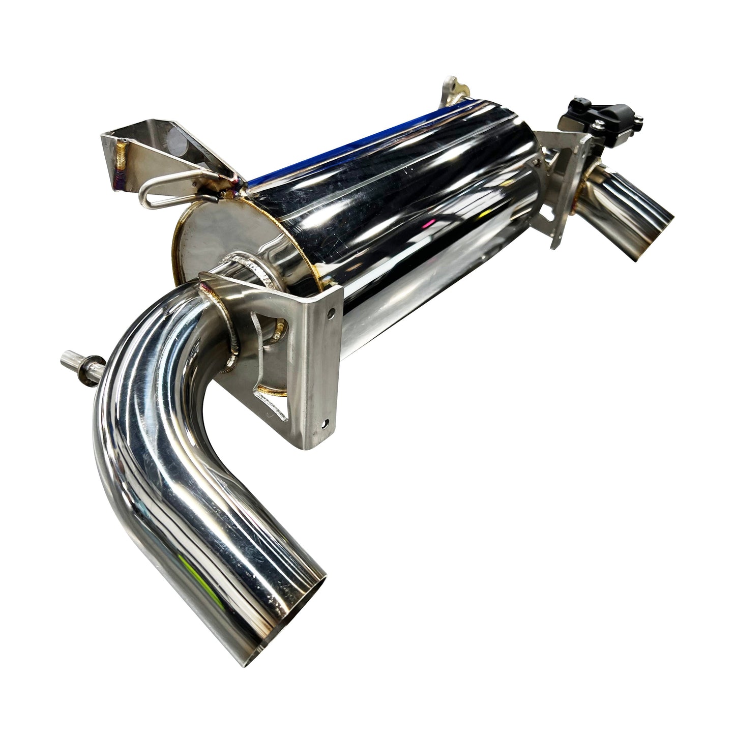 Rpm Rzr Pro Xp & Turbo R E-Valve Muffler - Dual Tip Captains Choice Exhaust - 2020-2025 Pro Xp & Turbo R