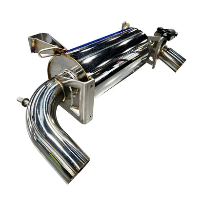 Rpm Rzr Pro Xp & Turbo R E-Valve Muffler - Dual Tip Captains Choice Exhaust - 2020-2025 Pro Xp & Turbo R