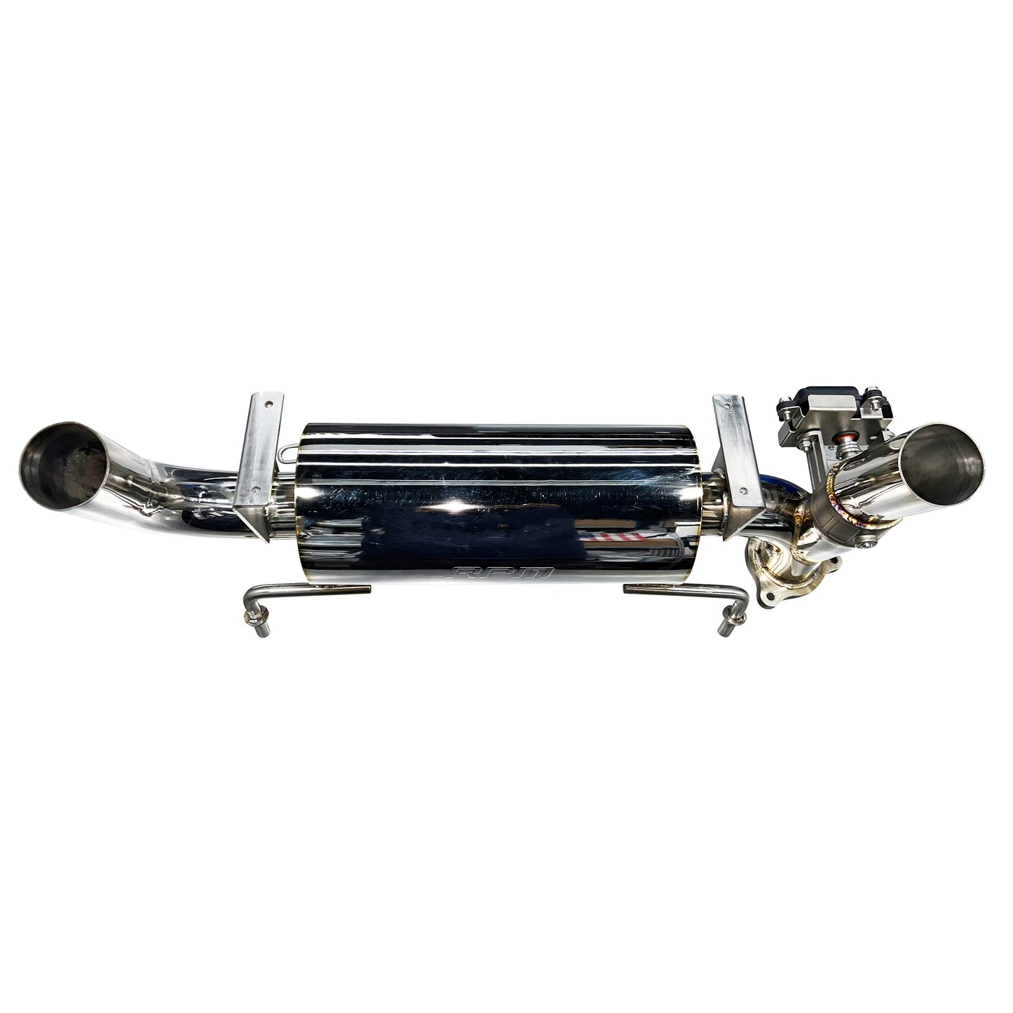 Rpm Rzr Pro Xp & Turbo R E-Valve Muffler - Dual Tip Captains Choice Exhaust - 2020-2025 Pro Xp & Turbo R