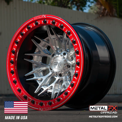 Metal FX Offroad Fang R Forged 3-Piece Beadlock UTV Wheel