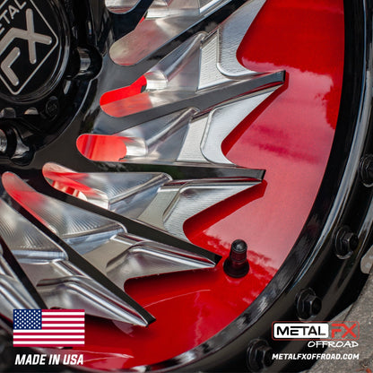 Metal FX Offroad Typhoon R Forged 3-Piece Beadlock UTV Wheel