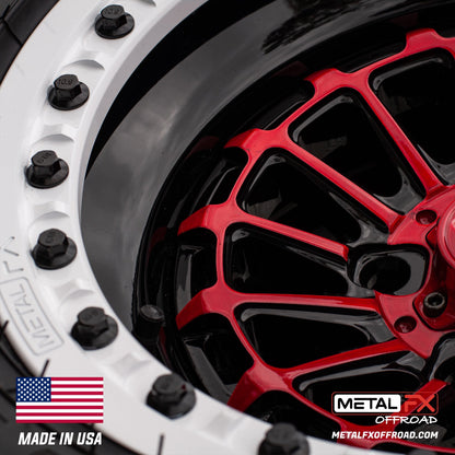Metal FX Offroad Delta R Forged 3-Piece Beadlock UTV Wheel