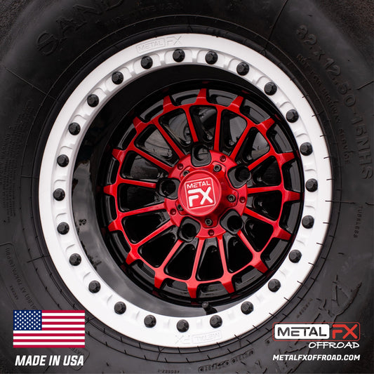 Metal FX Offroad Delta R Forged 3-Piece Beadlock UTV Wheel