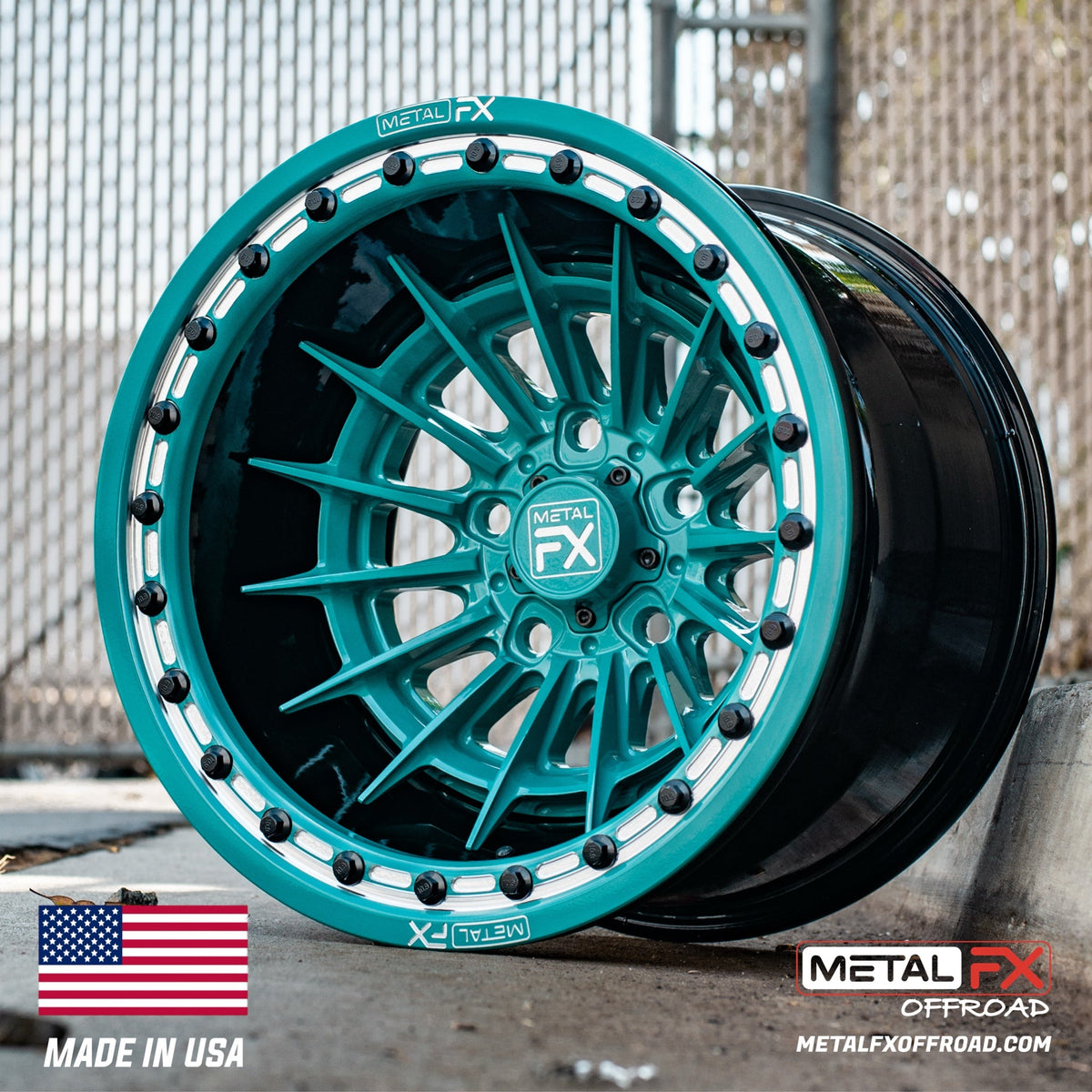 Metal FX Offroad Mobster R Forged 3-Piece Beadlock UTV Wheel
