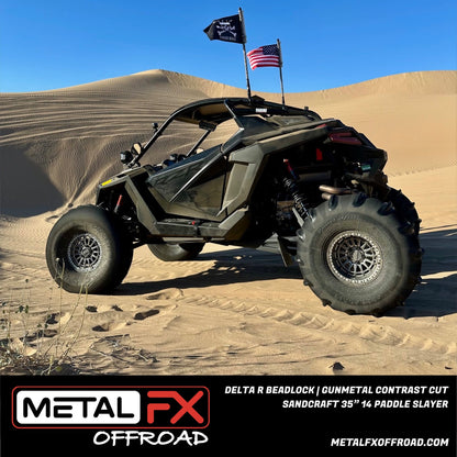 Metal FX Offroad Delta R Beadlock UTV wheel