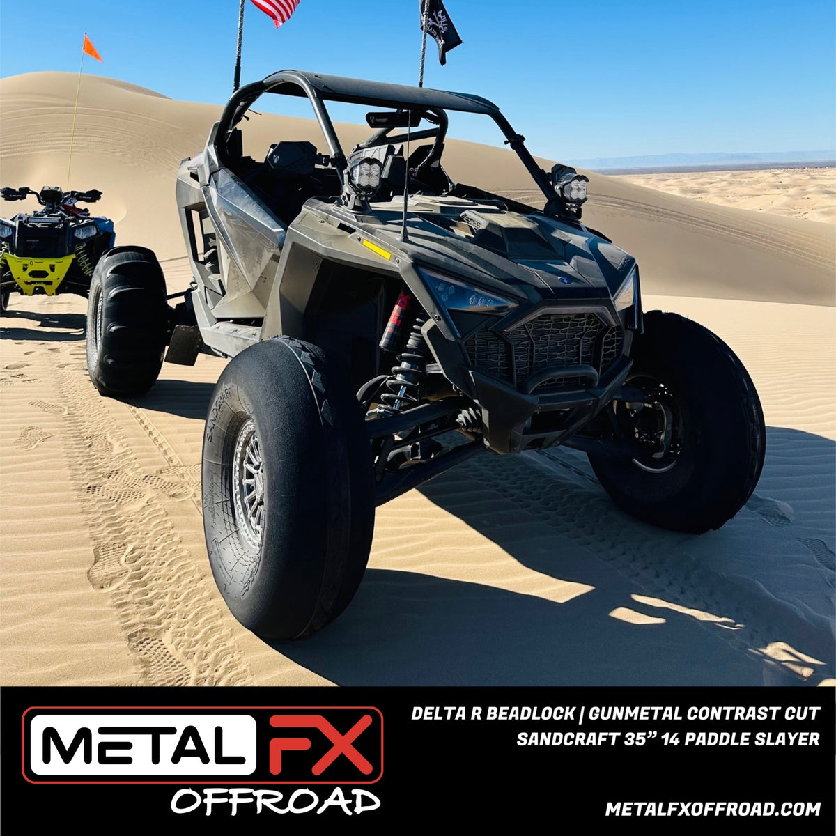 Metal FX Offroad Delta R Beadlock UTV wheel