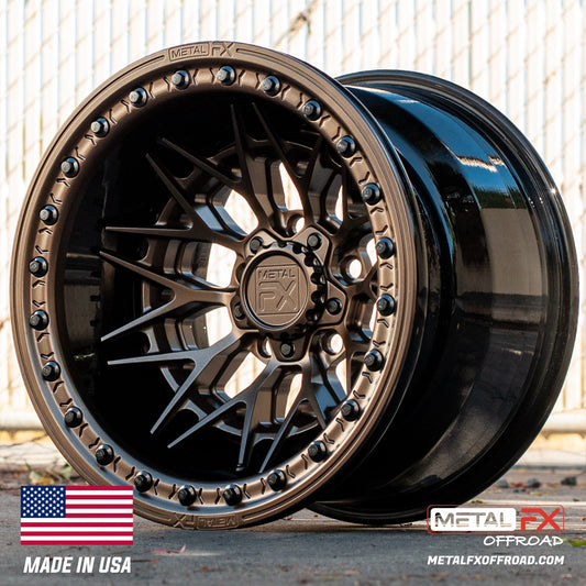 Metal FX Offroad Fang R Forged 3-Piece Beadlock UTV Wheel