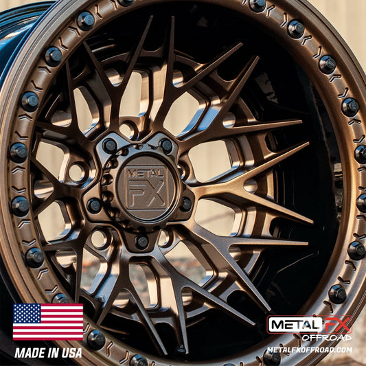 Metal FX Offroad Fang R Forged 3-Piece Beadlock UTV Wheel