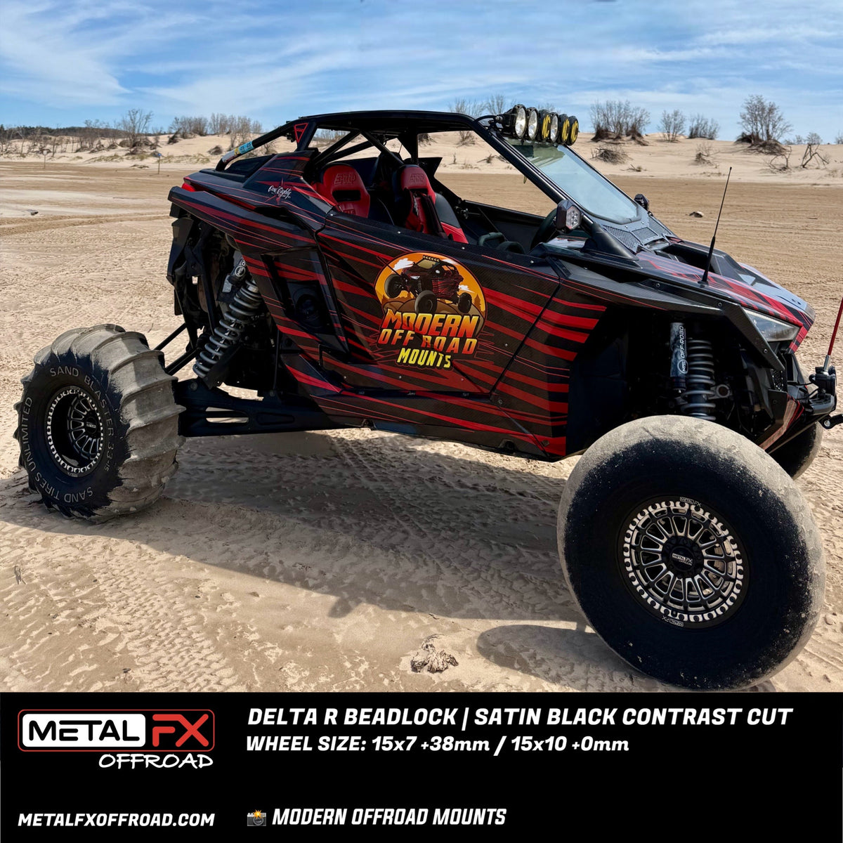 Metal FX Offroad Delta R Beadlock UTV wheel