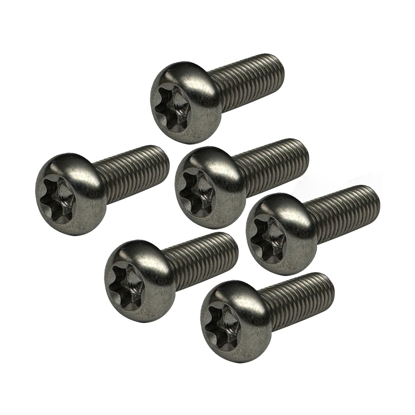 Rpm Ski-Doo & X3 Titanium Governor Cup Bolt Set, Screw Button (Qty 6) M8X25Mm Oem #250000757