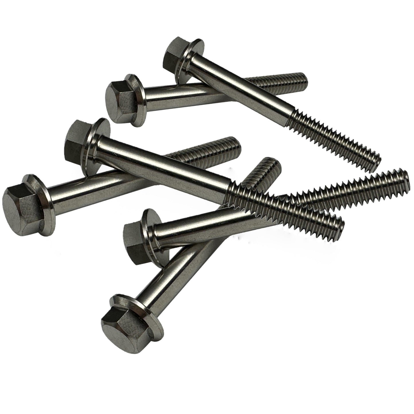 Rpm Rzr P90X Titanium Clutch Cover Bolts (Qty 6) #7517932  Hex Screw Flange M6X1.0X50Mm