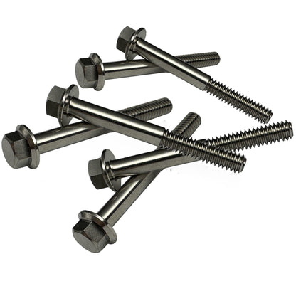 Rpm Rzr P90X Titanium Clutch Cover Bolts (Qty 6) #7517932  Hex Screw Flange M6X1.0X50Mm
