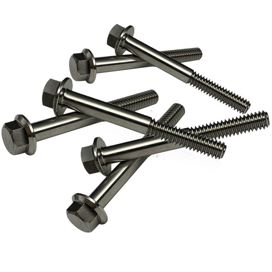 Rpm Rzr P90X Titanium Clutch Cover Bolts (Qty 6) #7517932  Hex Screw Flange M6X1.0X50Mm
