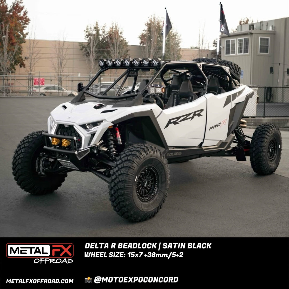 Metal FX Offroad Delta R Beadlock UTV wheel