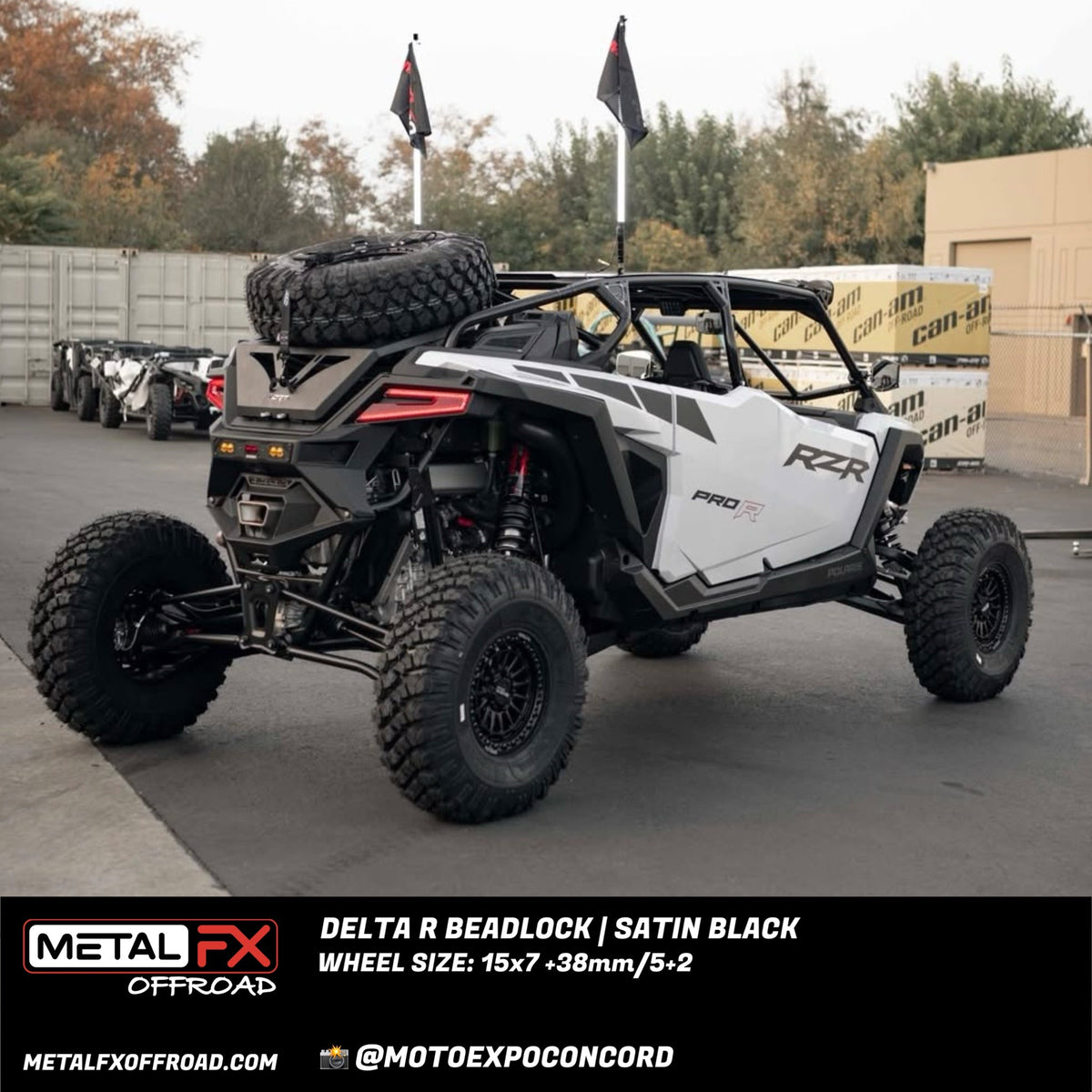 Metal FX Offroad Delta R Beadlock UTV wheel