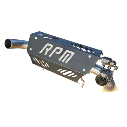 RPM RZR XPT E-Valve Muffler - Dual Tip Captains Choice Exhaust- 2016-2022 XPT XP Turbo S