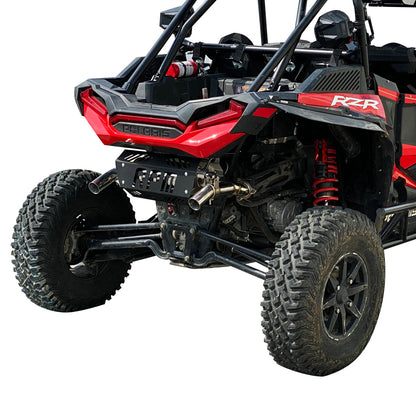 RPM RZR XPT E-Valve Muffler - Dual Tip Captains Choice Exhaust- 2016-2022 XPT XP Turbo S
