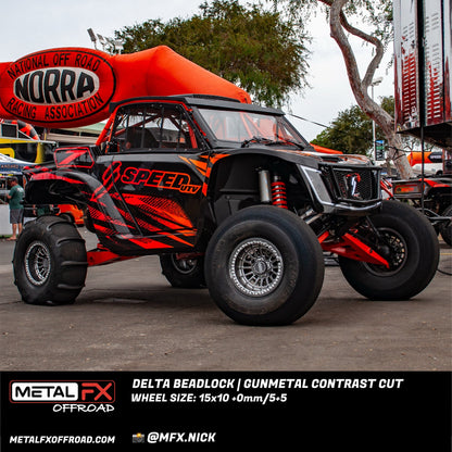 Metal FX Offroad Delta Beadlock UTV wheel