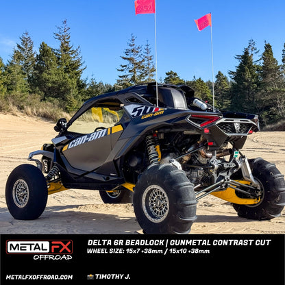 Metal FX Offroad Delta 6R Beadlock UTV wheel