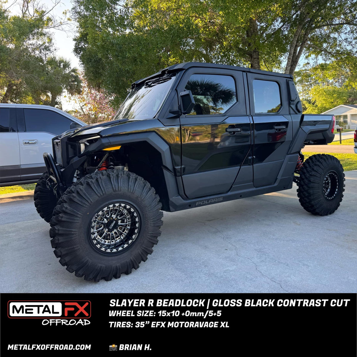Metal FX Offroad Slayer R Beadlock UTV wheel