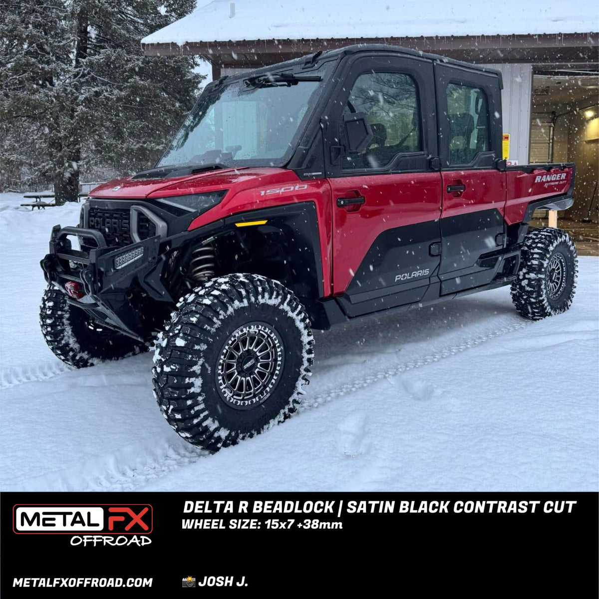 Metal FX Offroad Delta R Beadlock UTV wheel