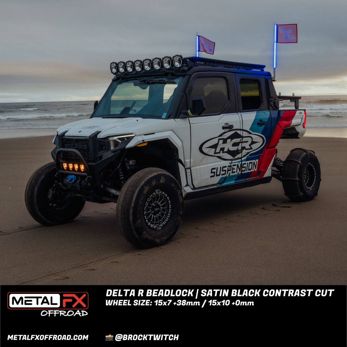 Metal FX Offroad Delta R Beadlock UTV wheel