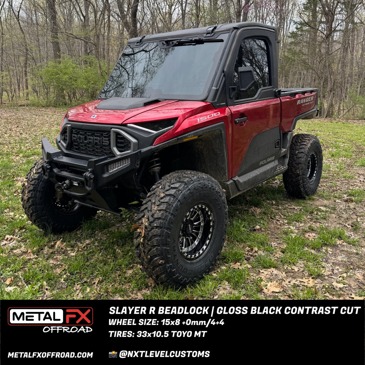 Metal FX Offroad Slayer R Beadlock UTV wheel