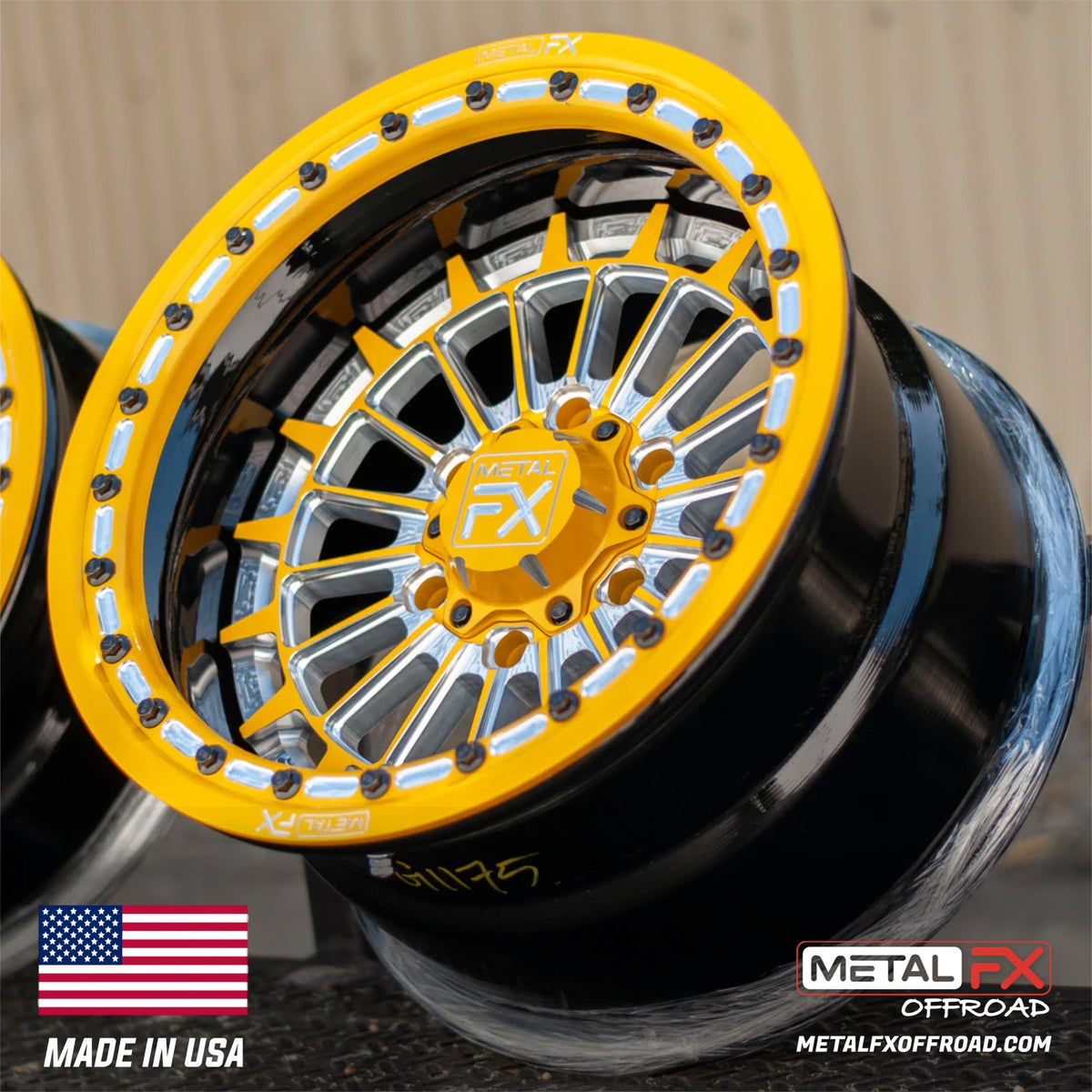 Metal FX Offroad 17" Delta 6R Forged 3-Piece Beadlock UTV Wheel