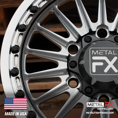 Metal FX Offroad Delta 6R Forged Monoblock Beadlock UTV Wheel