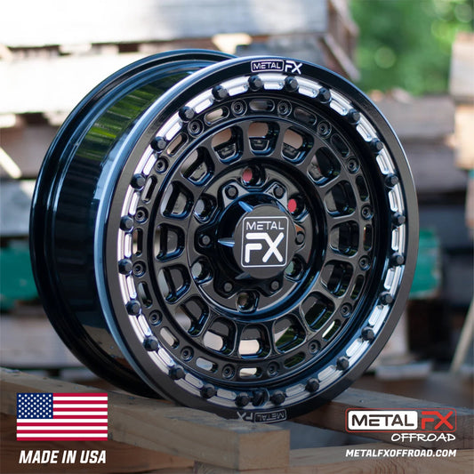 Metal FX Offroad Hitman 6R Forged Monoblock Beadlock UTV Wheel