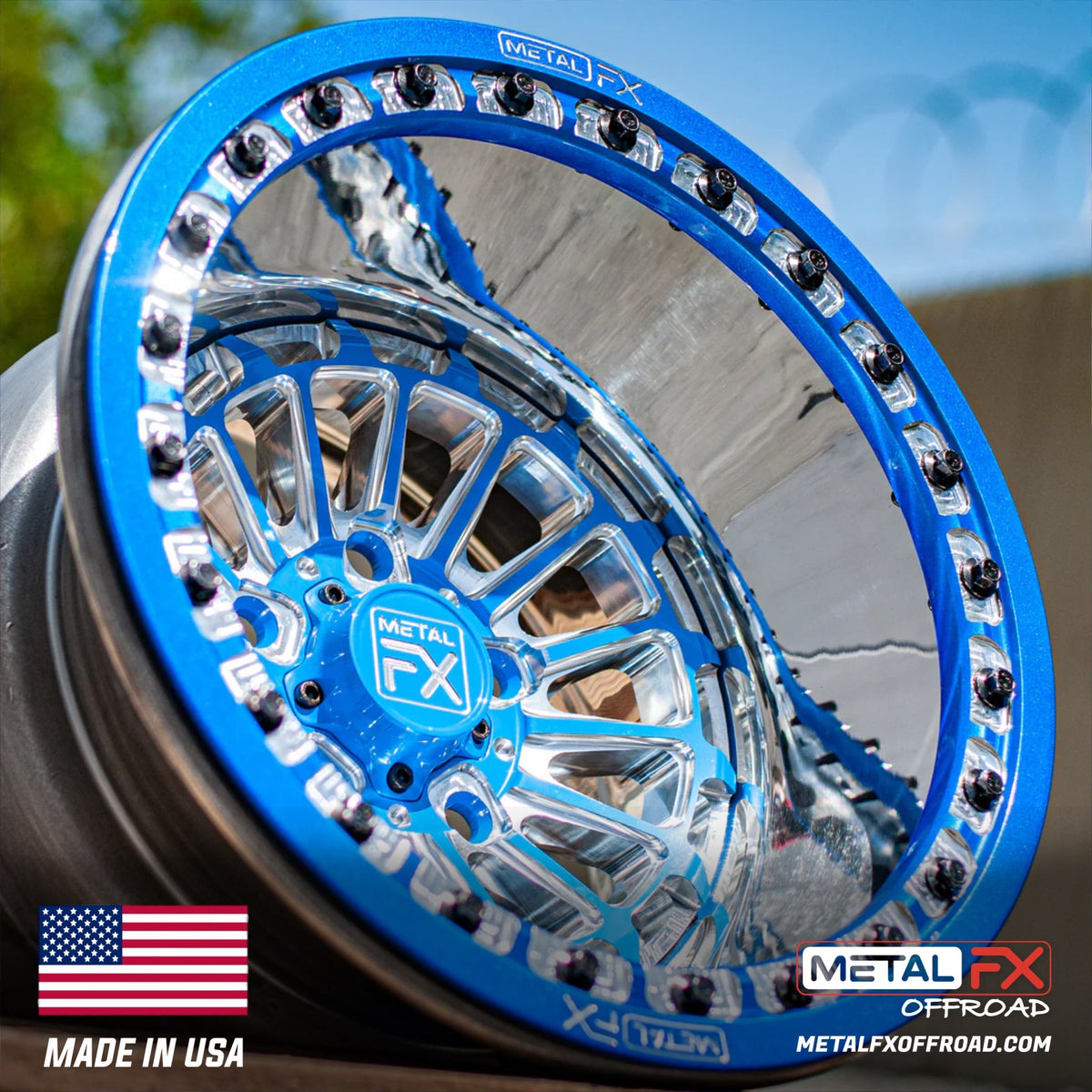 Metal FX Offroad Delta R Forged 3-Piece Beadlock UTV Wheel