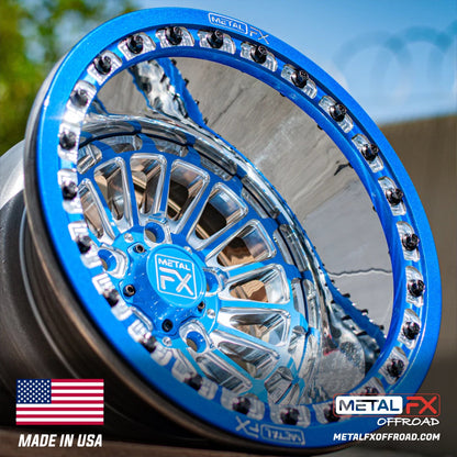 Metal FX Offroad Delta R Forged 3-Piece Beadlock UTV Wheel