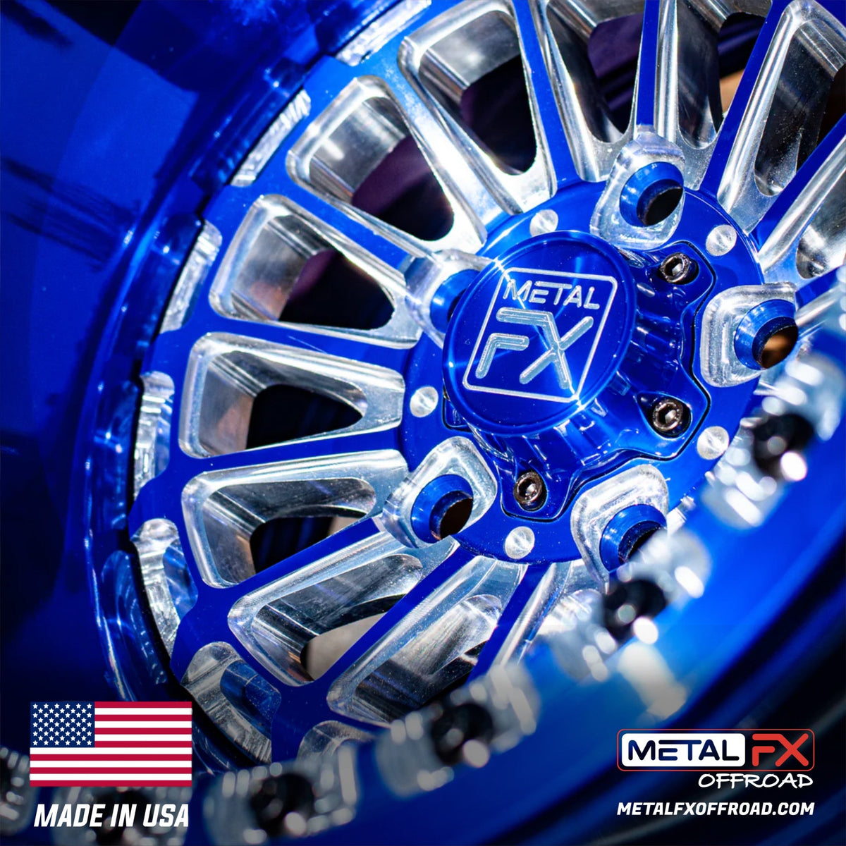 Metal FX Offroad Delta R Forged 3-Piece Beadlock UTV Wheel