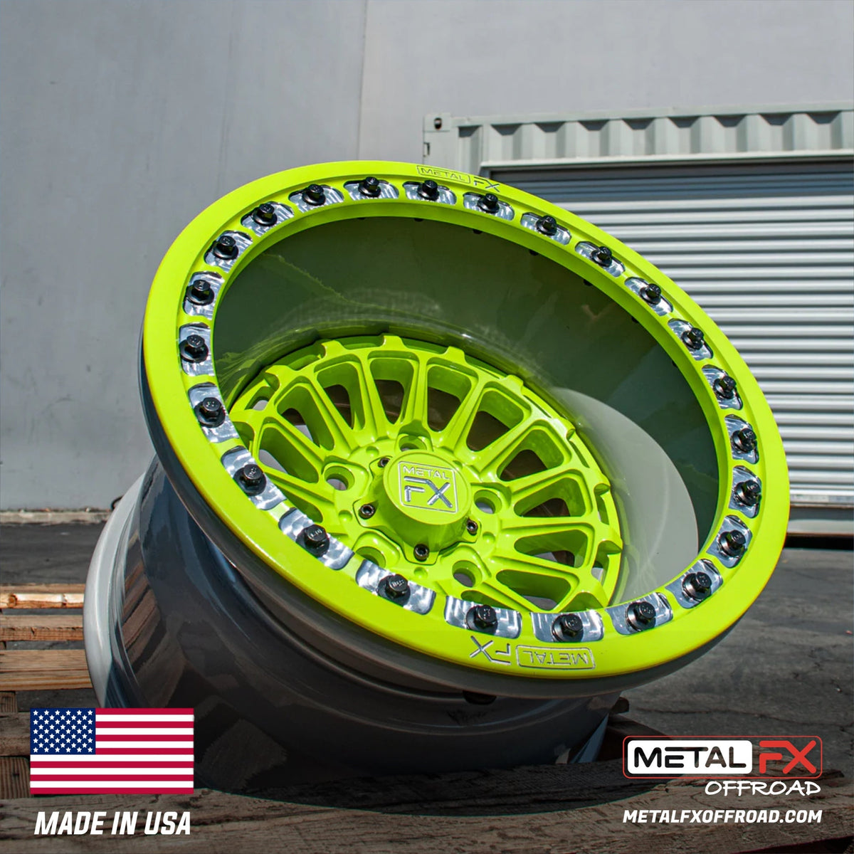 Metal FX Offroad Delta R Forged 3-Piece Beadlock UTV Wheel