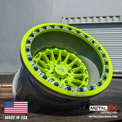 Metal FX Offroad Delta R Forged 3-Piece Beadlock UTV Wheel