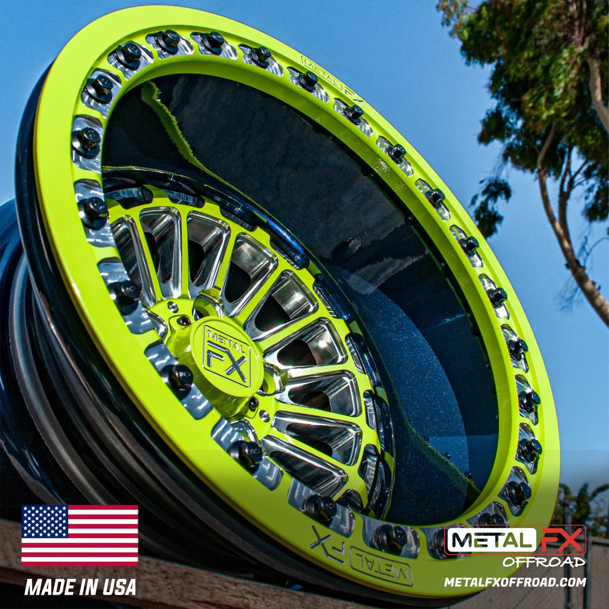 Metal FX Offroad Delta R Forged 3-Piece Beadlock UTV Wheel