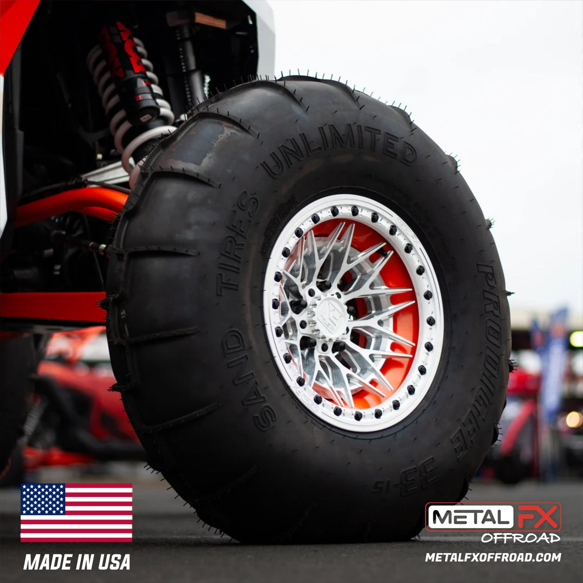 Metal FX Offroad Fang R Forged 3-Piece Beadlock UTV Wheel