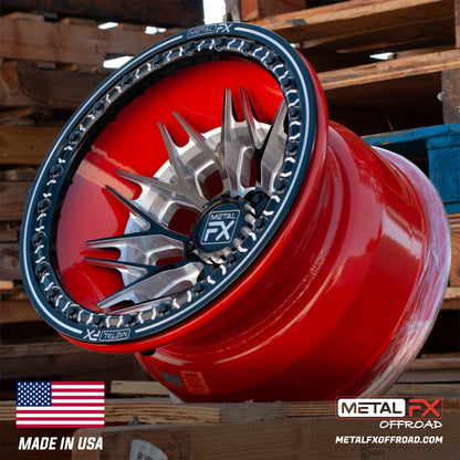 Metal FX Offroad Fang R Forged 3-Piece Beadlock UTV Wheel