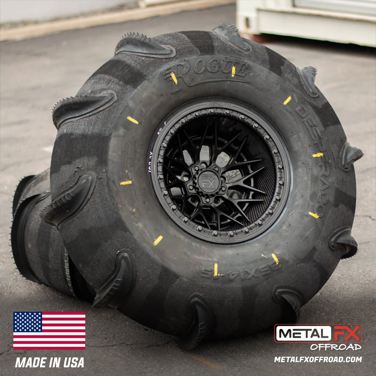 Metal FX Offroad Fang R Forged 3-Piece Beadlock UTV Wheel