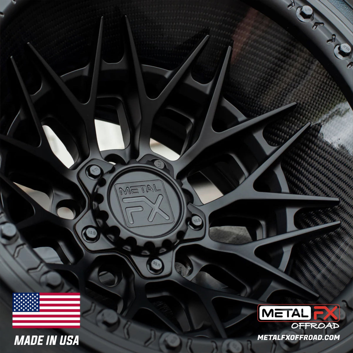 Metal FX Offroad Fang R Forged 3-Piece Beadlock UTV Wheel