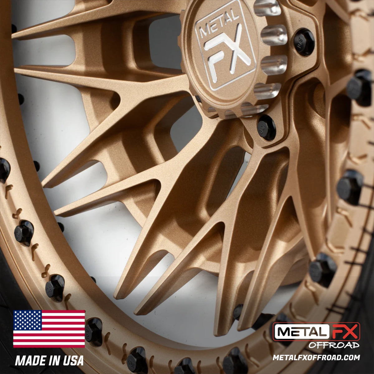 Metal FX Offroad Fang R Forged 3-Piece Beadlock UTV Wheel