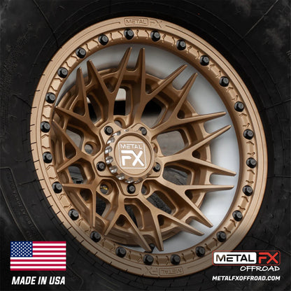 Metal FX Offroad Fang R Forged 3-Piece Beadlock UTV Wheel