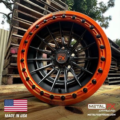 Metal FX Offroad Mobster R Forged 3-Piece Beadlock UTV Wheel
