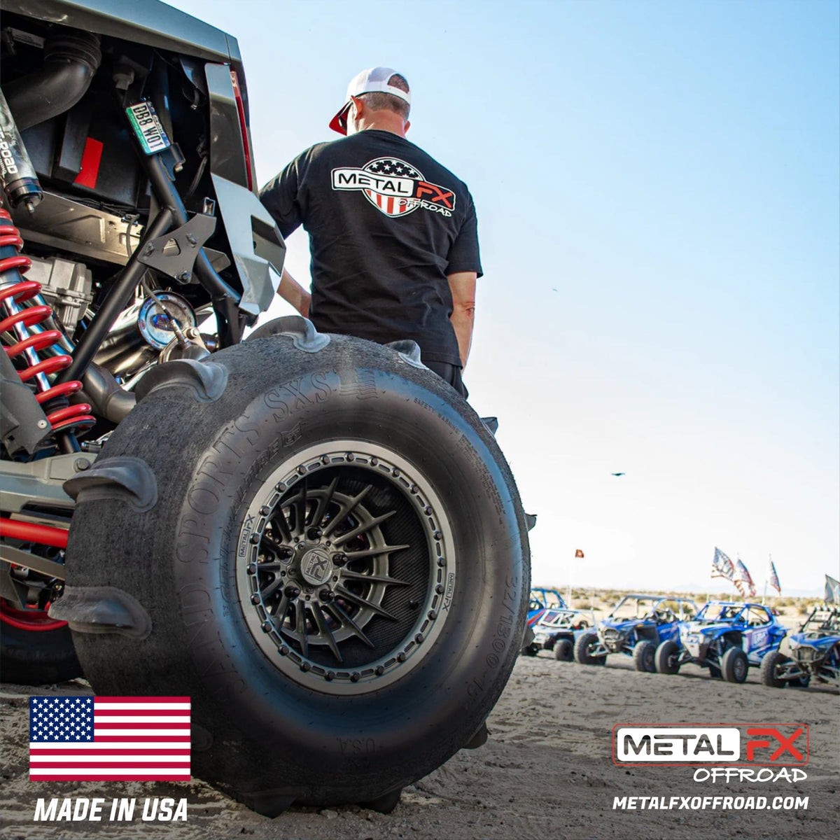 Metal FX Offroad Mobster R Forged 3-Piece Beadlock UTV Wheel