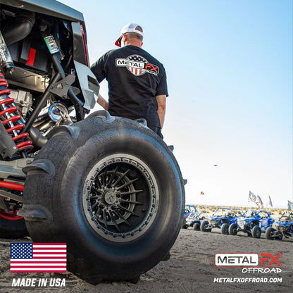 Metal FX Offroad Mobster R Forged 3-Piece Beadlock UTV Wheel