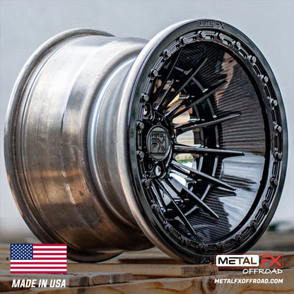 Metal FX Offroad Mobster R Forged 3-Piece Beadlock UTV Wheel
