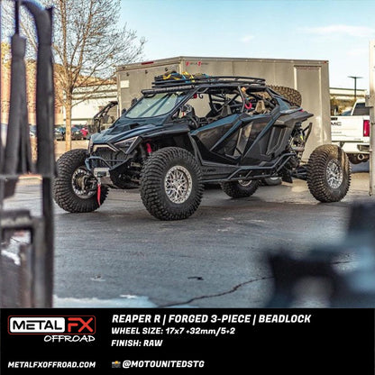 Metal FX Offroad 17" Reaper R Forged 3-Piece Beadlock UTV Wheel