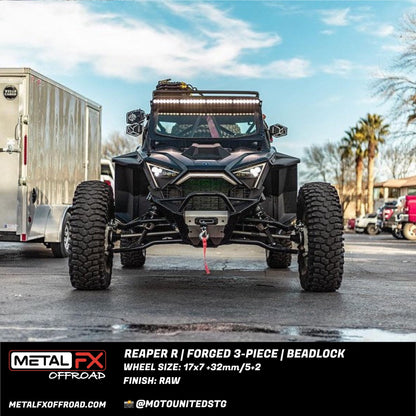 Metal FX Offroad 17" Reaper R Forged 3-Piece Beadlock UTV Wheel